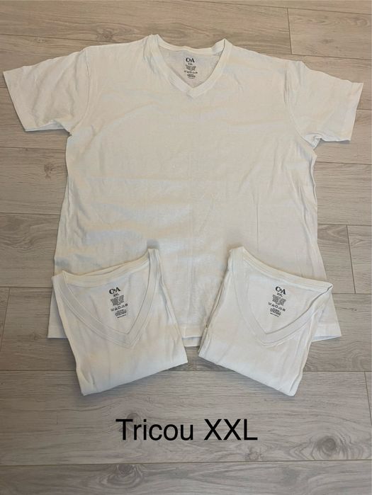 Set 3 tricouri bumbac C&A XXL