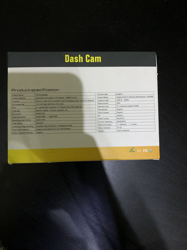 Видеорегистратор 1080 full hd Dash Cam T666G+