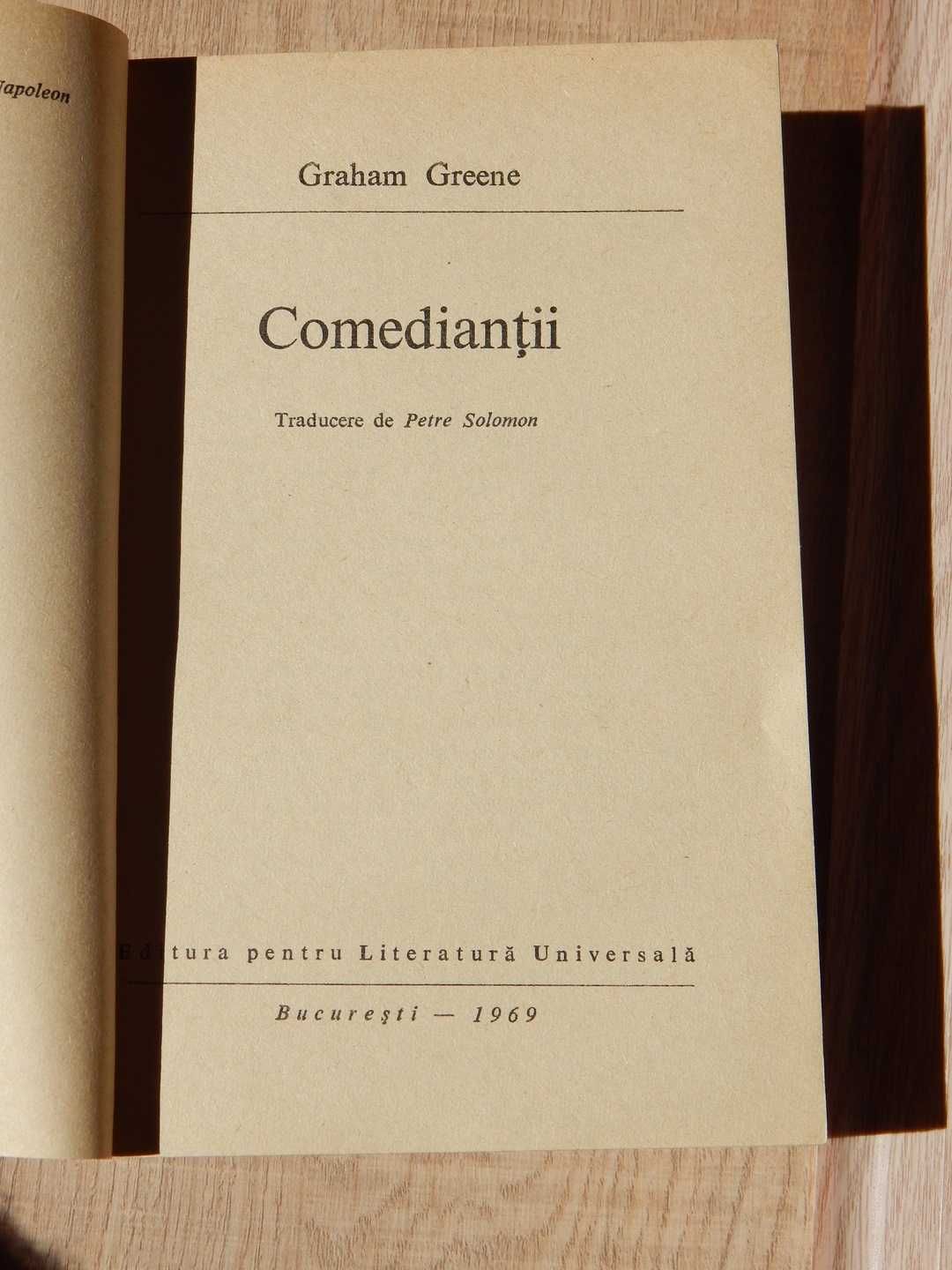 Comediantii Graham Greene Colectia Meridiane 1969