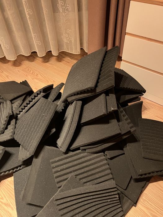 Burete fonoabsorbant studio basstrap burete pebtru perete