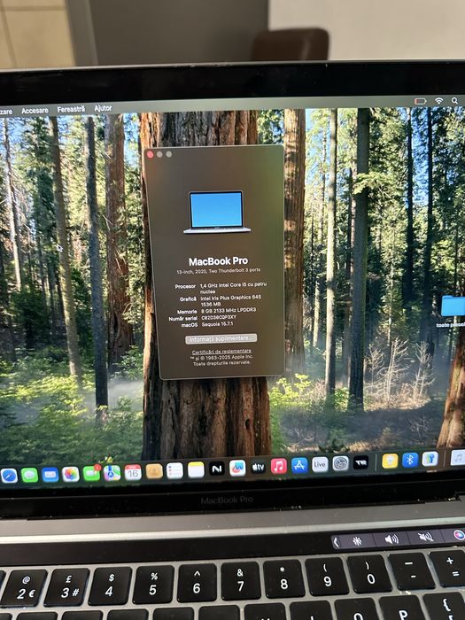 Macbook Pro 2020 13’ TouchBar