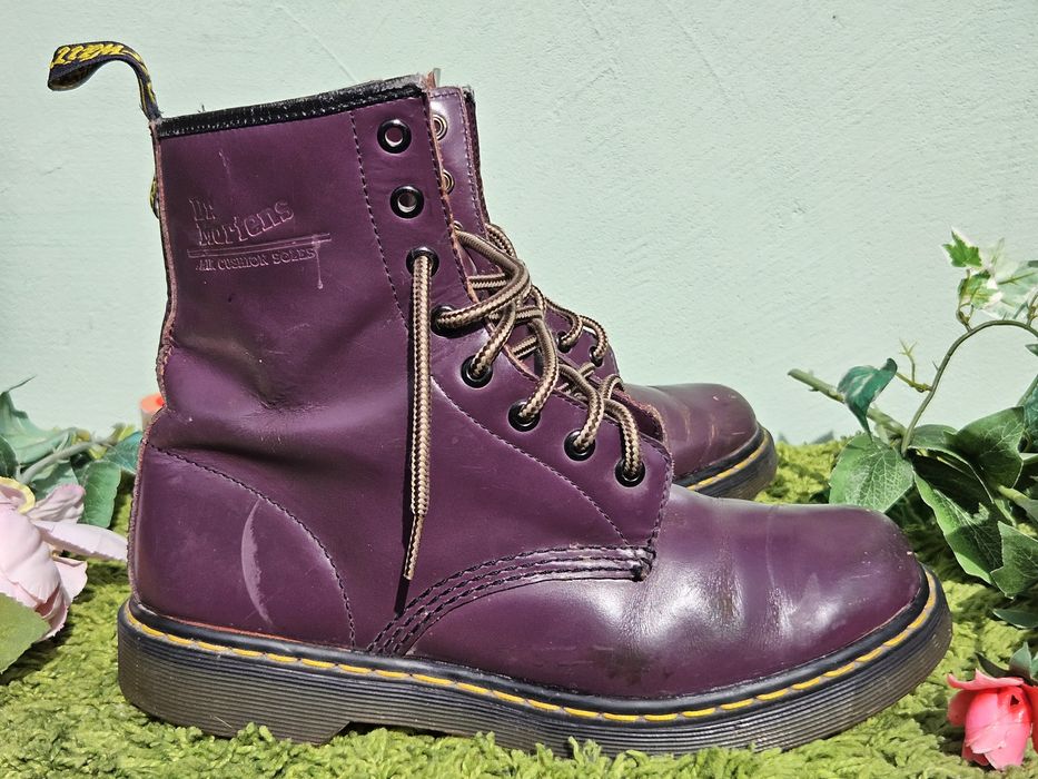 Dr Martens оригинални боти в лилаво N41