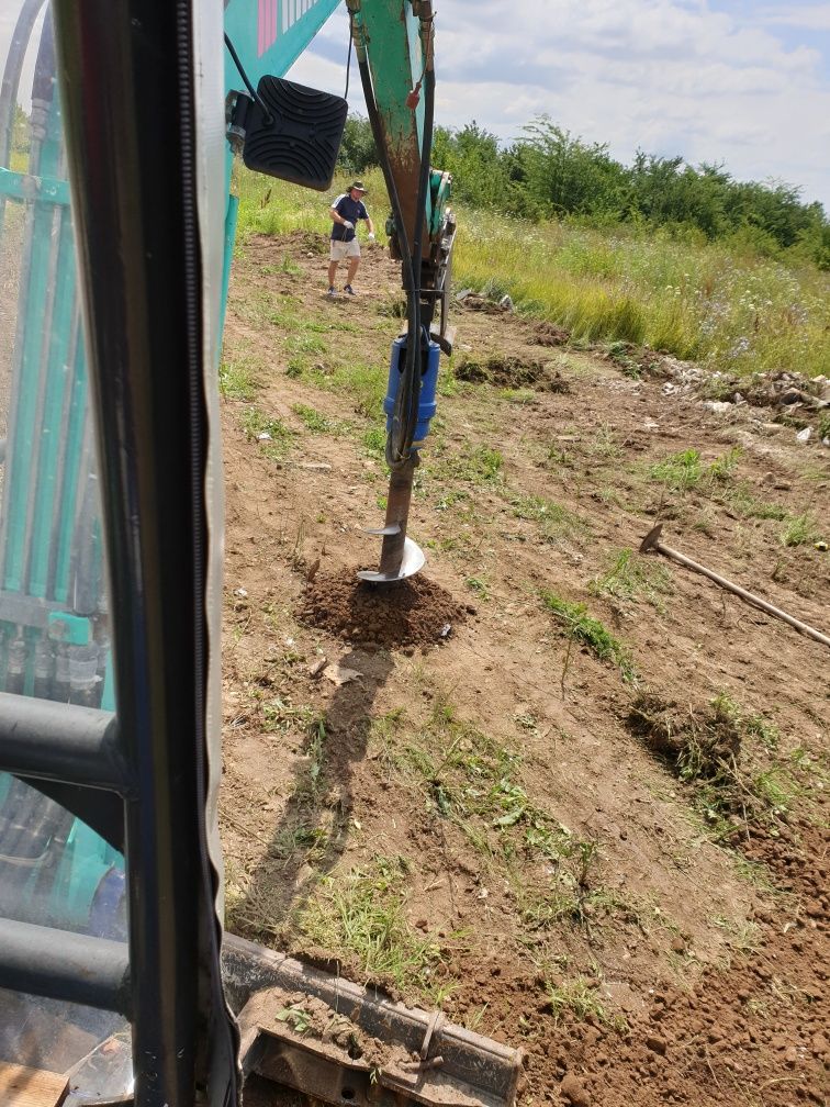 De Închiriat Utilaje Construcții, Foreza Burghiu Pamant Sfredel & Bur