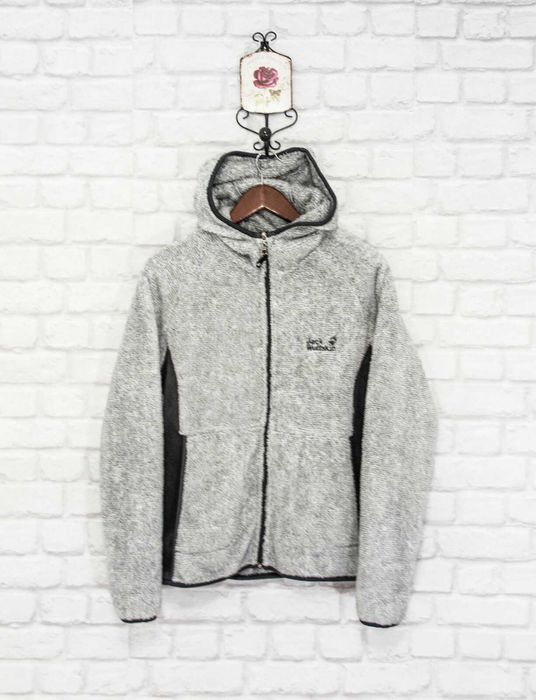 Jack Wolfskin Дамско поларено яке с качулка размер L