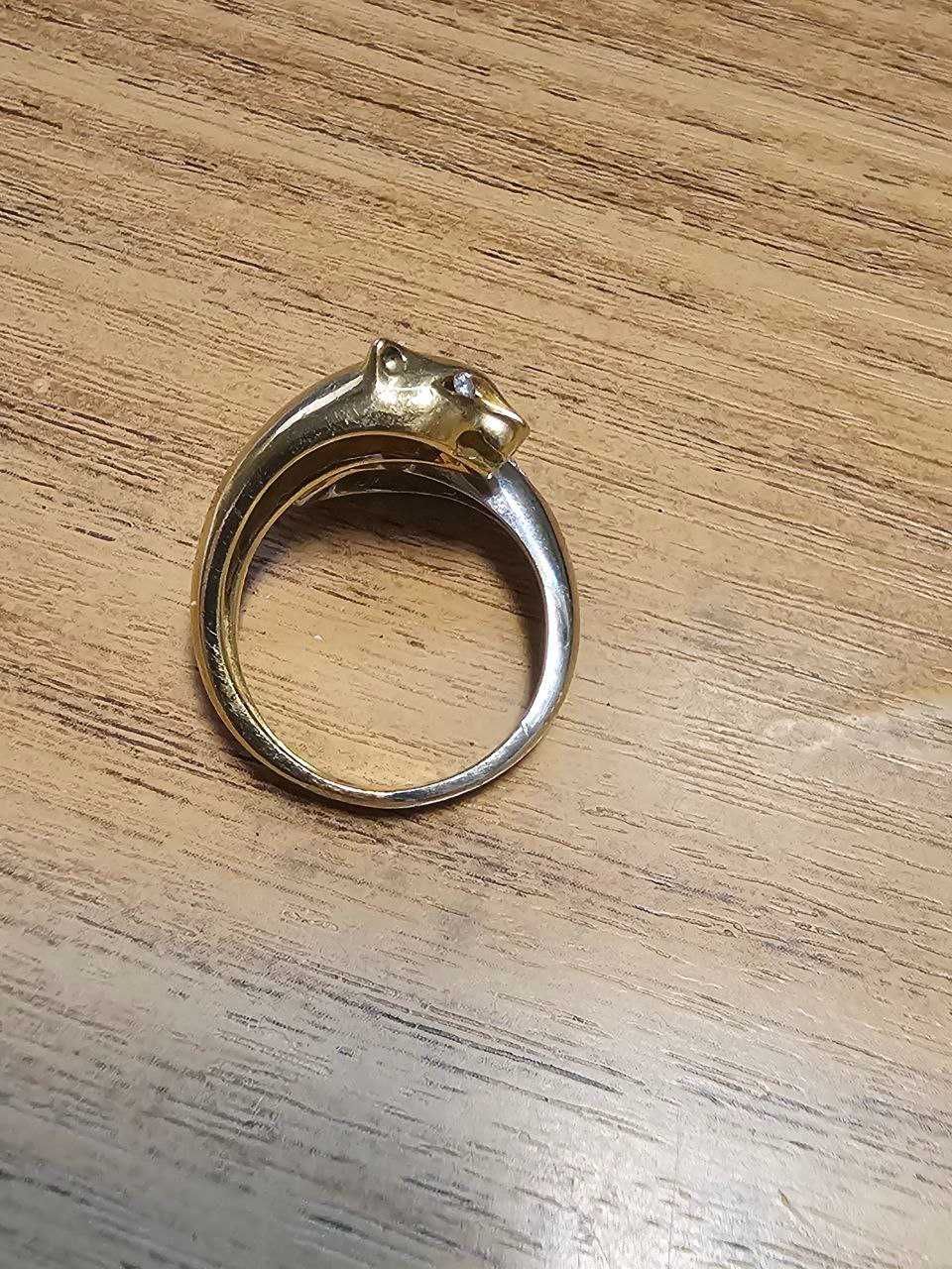 inel cu diamante 18k(antikgemma)