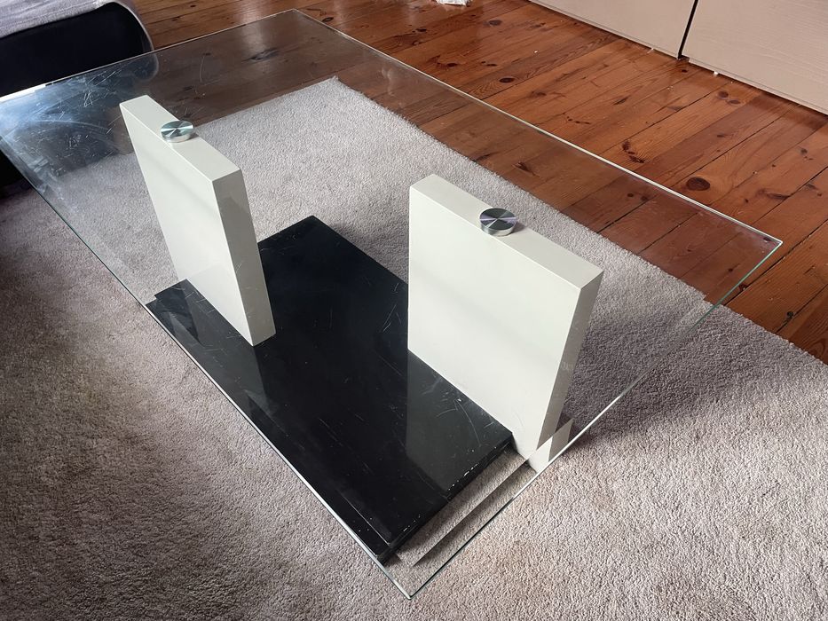 Холна маса стъклена правоъгълна