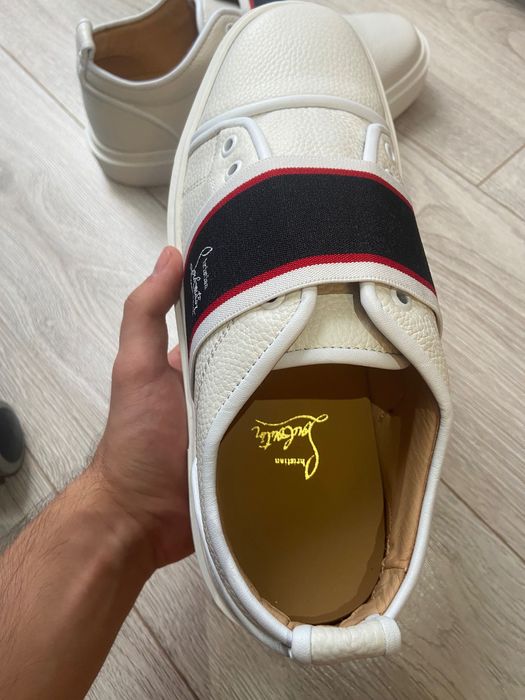 Christian Louboutin Adolescenza Sneakers Alb