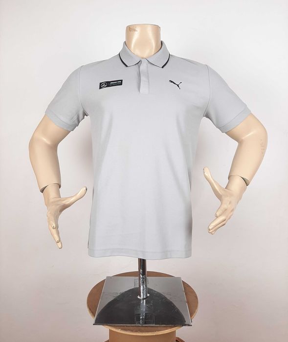 Puma x Mercedes AMG Petronas - Оригинална мъжка тениска с яка р-р S