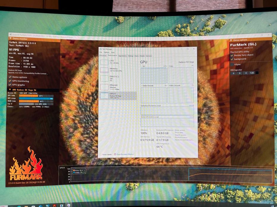 PC Desktop Gaming AMD Ryzen 5 4500, 6C/12T, 16GB RAM, VEGA 56 8GB, 1TB