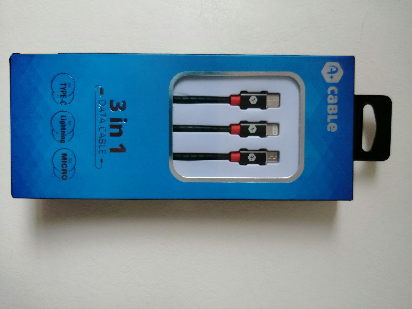 vand Cablu incarcare-sincronizare, micro USB+ lightning+ Type C, 1 m,