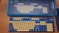 Механическая Игровая клавиатура Rapoo V500Pro, Yellow-Blue, USB