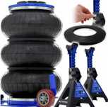 Cric pneumatic 3.5 Tone profesional cu perna de aer + 2 capre 3T
