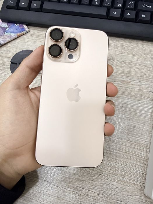 Iphone 16 Pro Max 256gb 1 ta simlik. Imei ikkalasi o’tgan