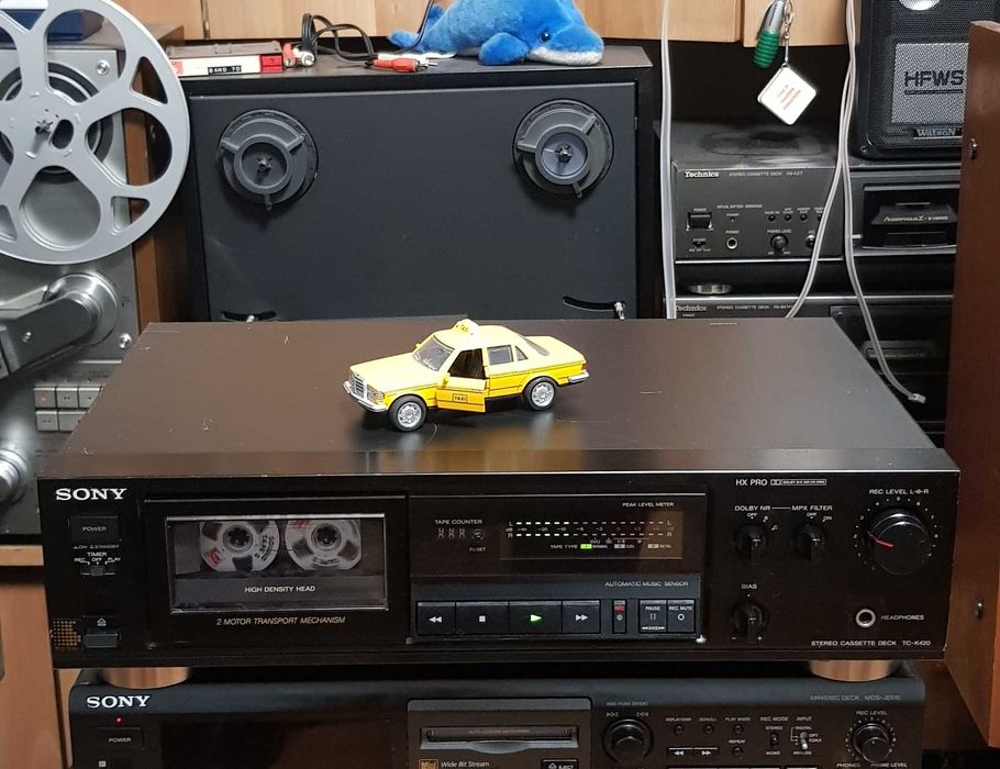 Casetofon Deck Stereo Vintage SONY TC K420 BLACK (Made in Japan)