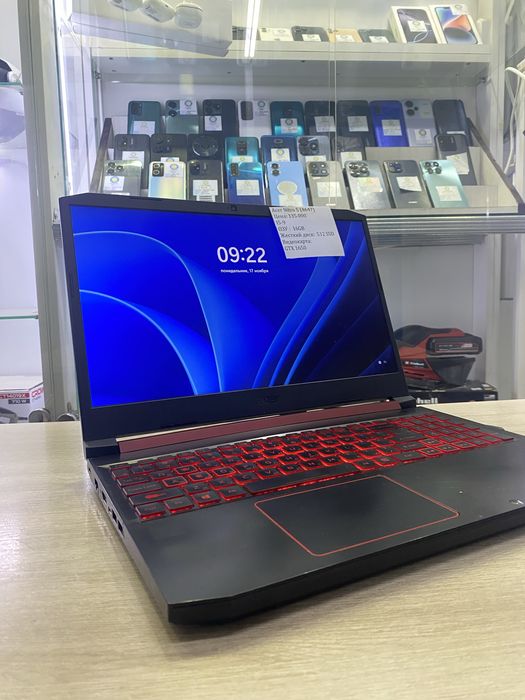 Acer nitro 5 I5-9 SSD512 16GB ОЗУ 1650GTX Нур Маркет
