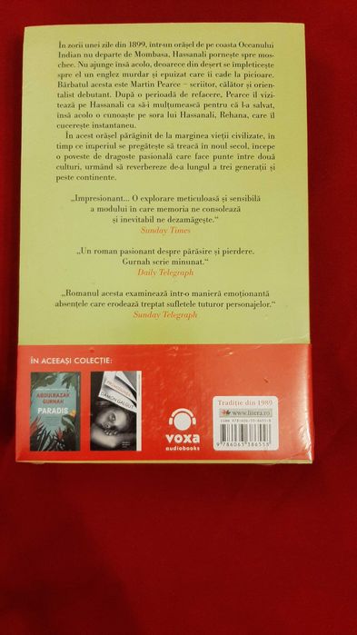 Carte Abandon de Abdulrazak Gurnah