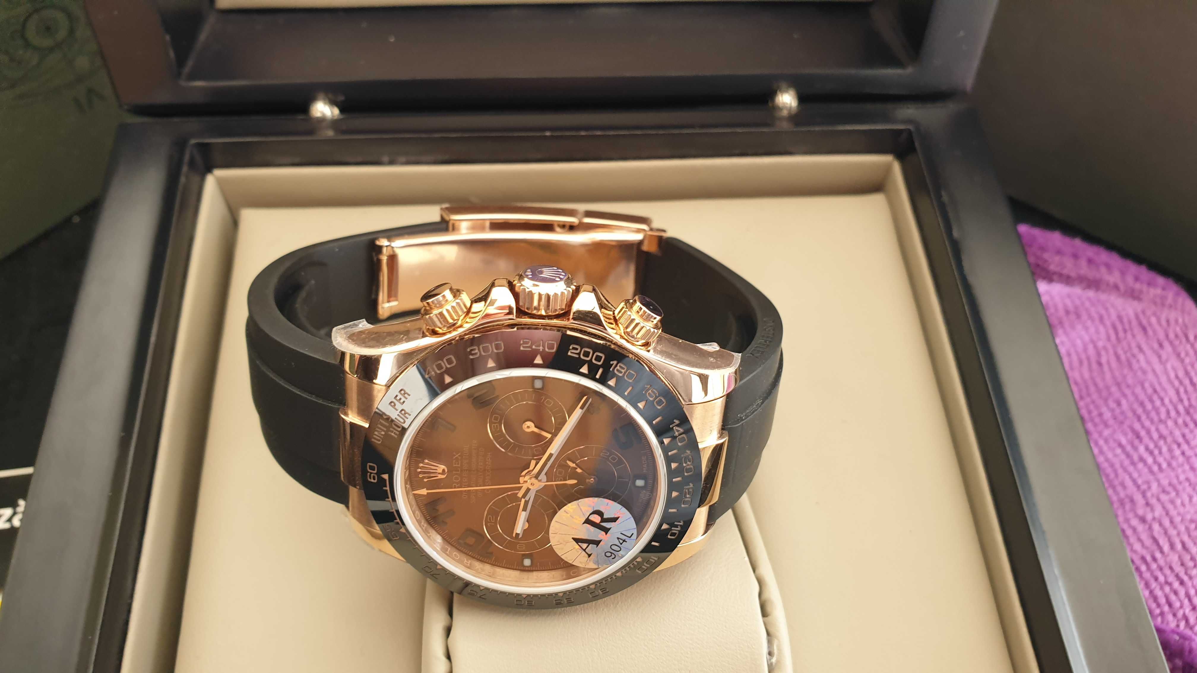 7. Rolex Daytona Cosmograph Rose Gold - ETA 4130 Automatic