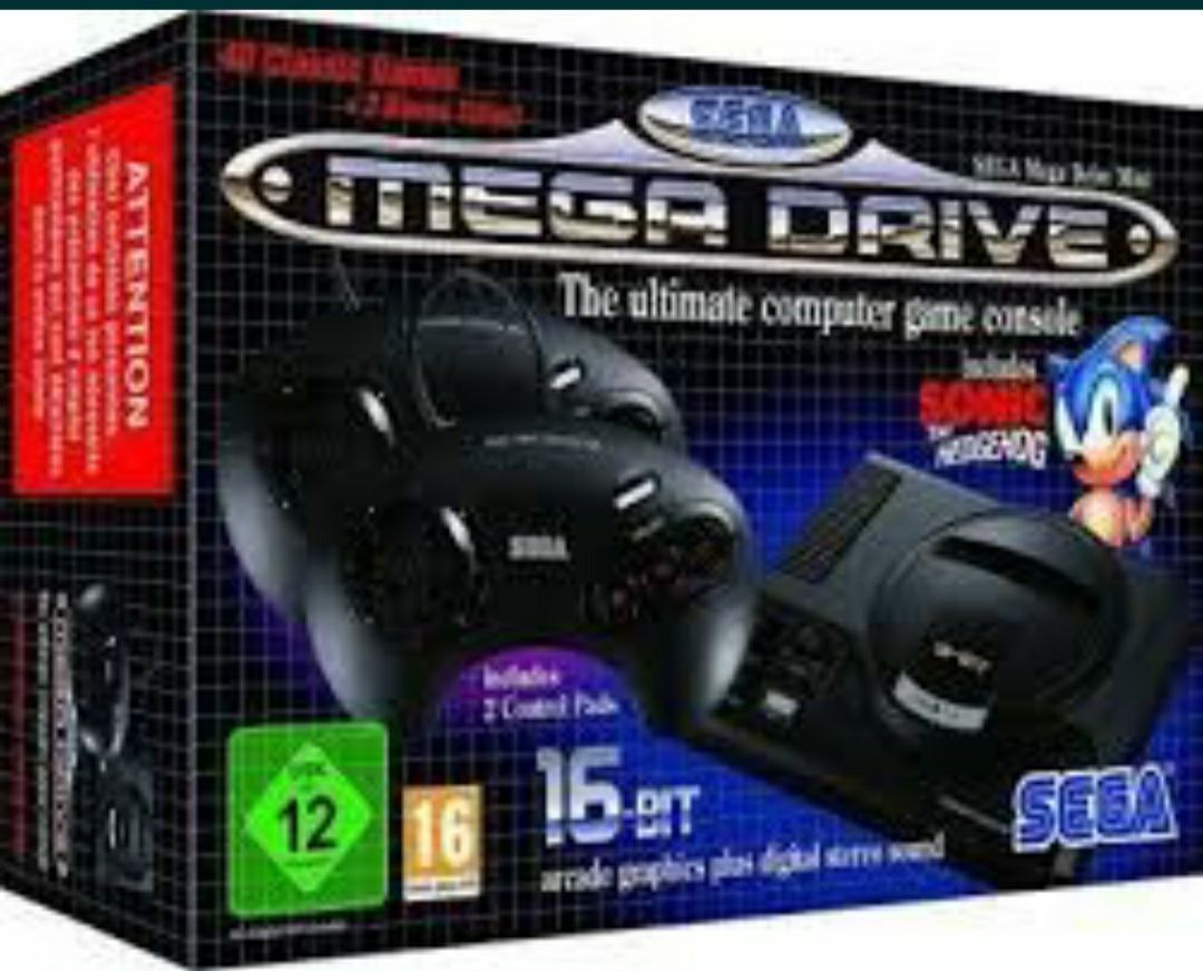 Игровая приставка Sega Mega Drive(Сега)