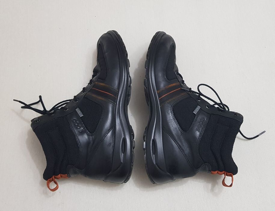 Ghete ECCO Gore-Tex, piele naturală Nubuck, munte, trekking nr 40 EU