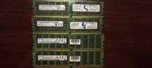 16GB DDR4 2RX4 Crucial Samsung 4 buc