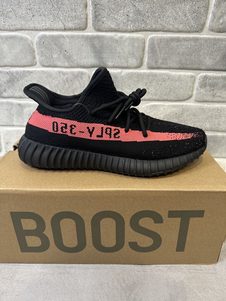 36-45 Yeezy 350 v2 Black Red