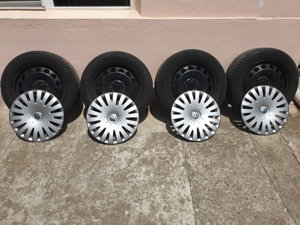 Jante tabla 16 " VW (Golf / Passat / Touran) cu anvelope vara