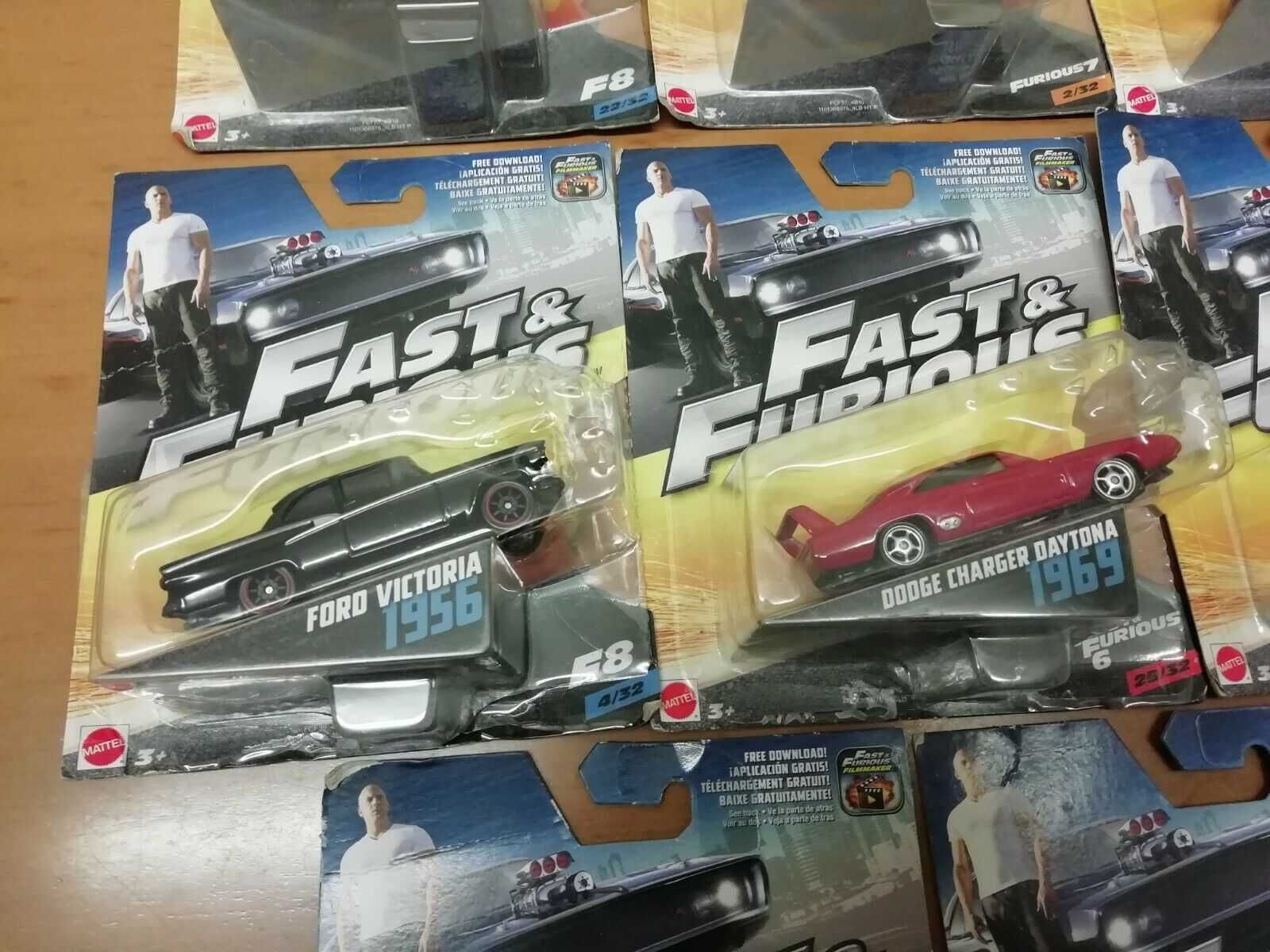 Метални колички Mattel Fast & Furious в мащаб 1:50