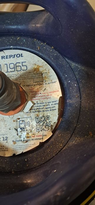 Газова бутилка олекотена