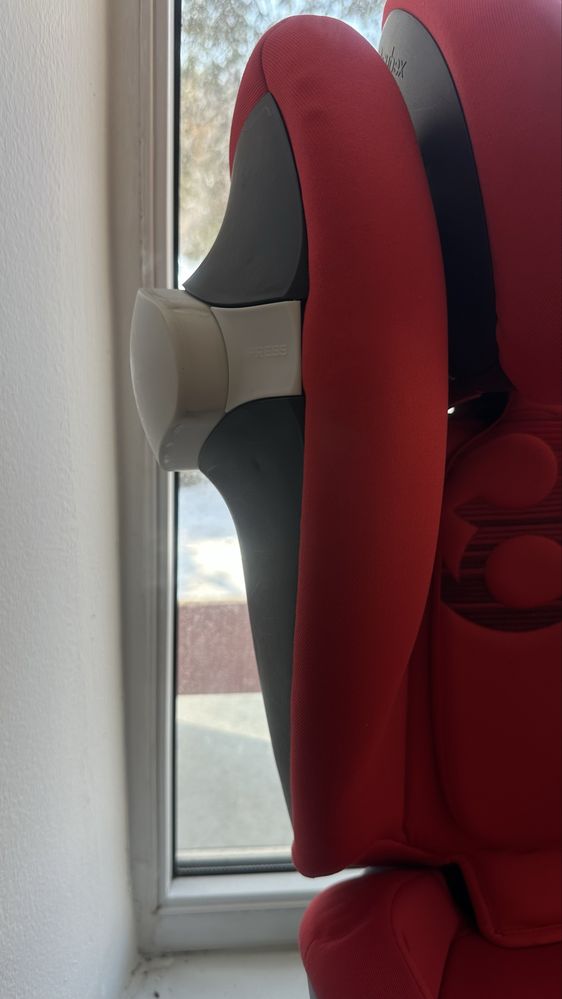 Автокресло Cybex pallas m-fix rebel red 2шт