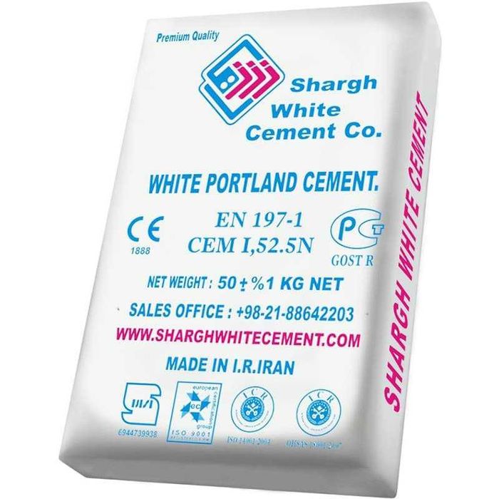Цемент белый Нейриз Шарг Иранcкий White Cement Neyriz Shargh IRAN