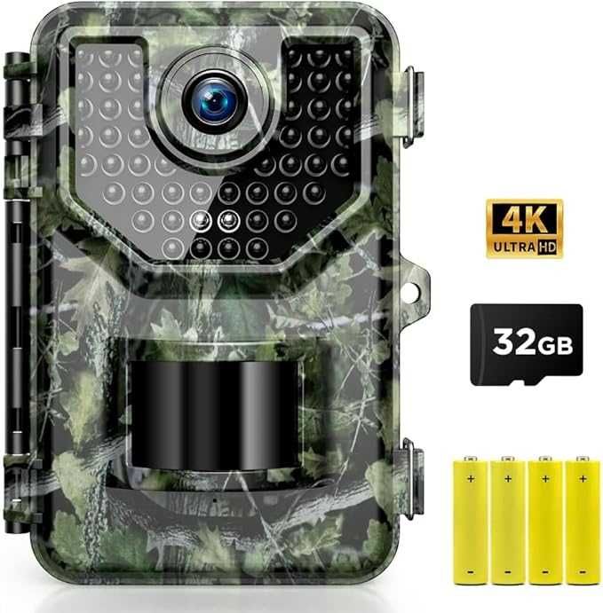 Vikeri 1520P 20MP ловна камера с нощно виждане, активирана с движение