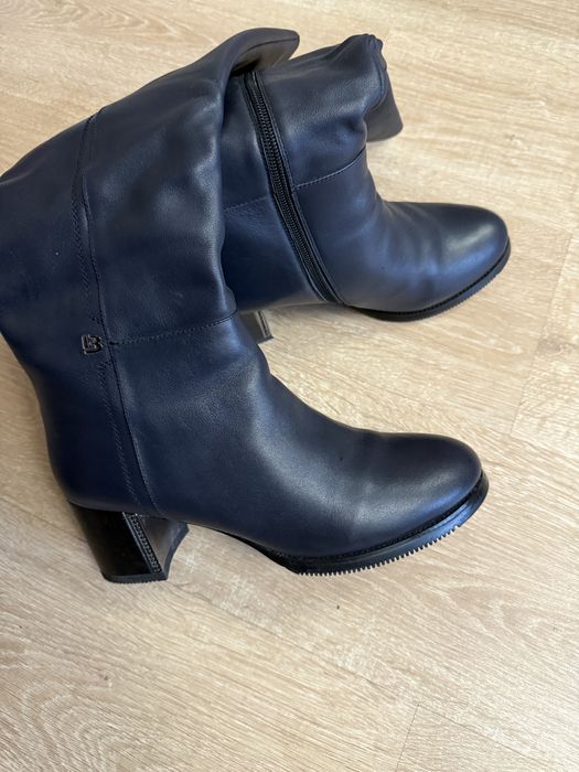 Кожаные сапоги натуралка