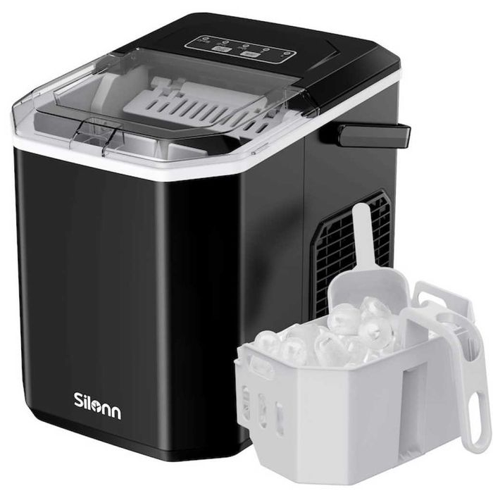 1бр./ Машина за лед Silonn SLIM21B – компактен и бърз ледогенератор
