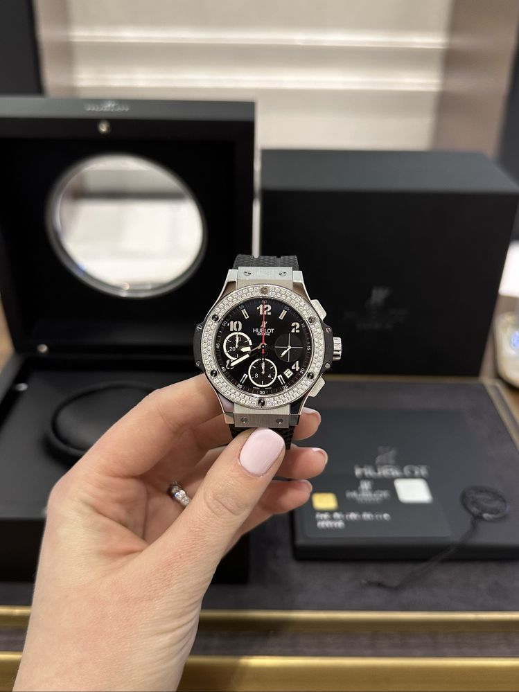 Hublot Big Bang 41mm Steel Diamonds 342.SX.130.RX.114