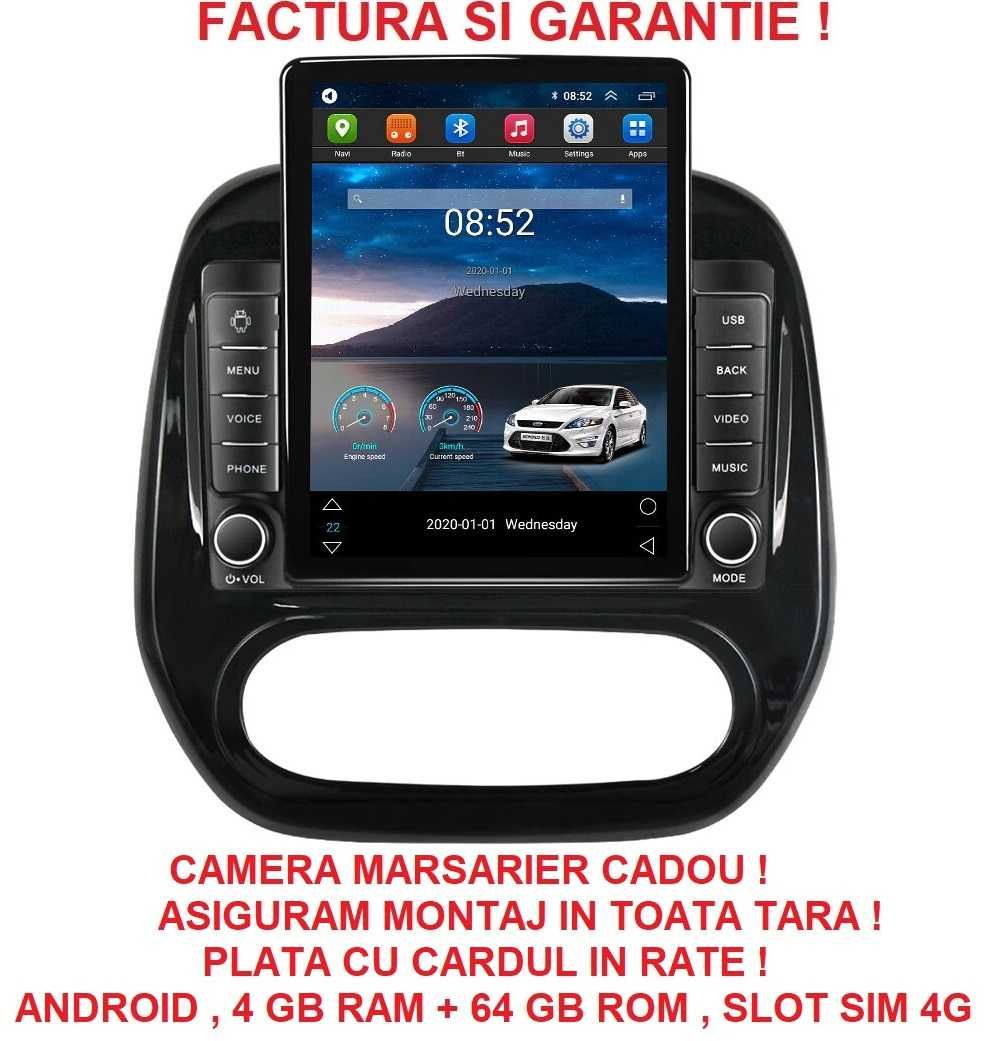 Navigatie Renault Captur din 2016 - 2020 Ecran TESLA 9.7 inch 4GB RAM