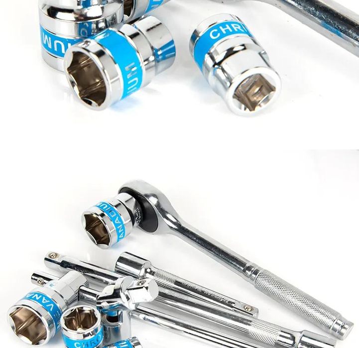 Комплект торцови ключове 24 части 1/2"