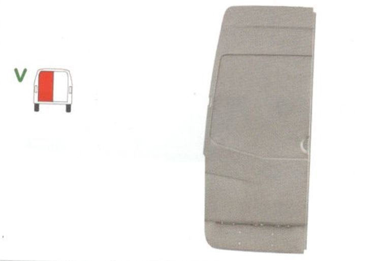 Panou usa spate Mercedes Sprinter 2006-2018, Vw Crafter (2e), 12.2005-04.2017, spate, stanga/dreapta, inalta