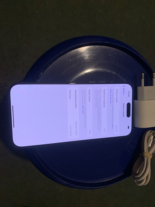 15 Pro Max 256 gb natural titan