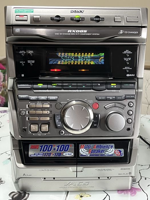 Sony Rxd8S аудио уредба