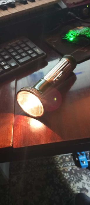 Фонарь карманный электрический П-2м (СССР, Каунас)