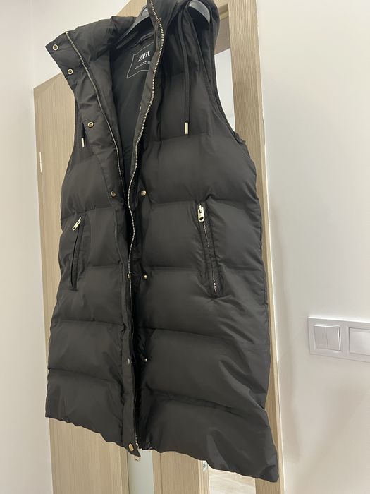 Дамски дълъг елек ZARA