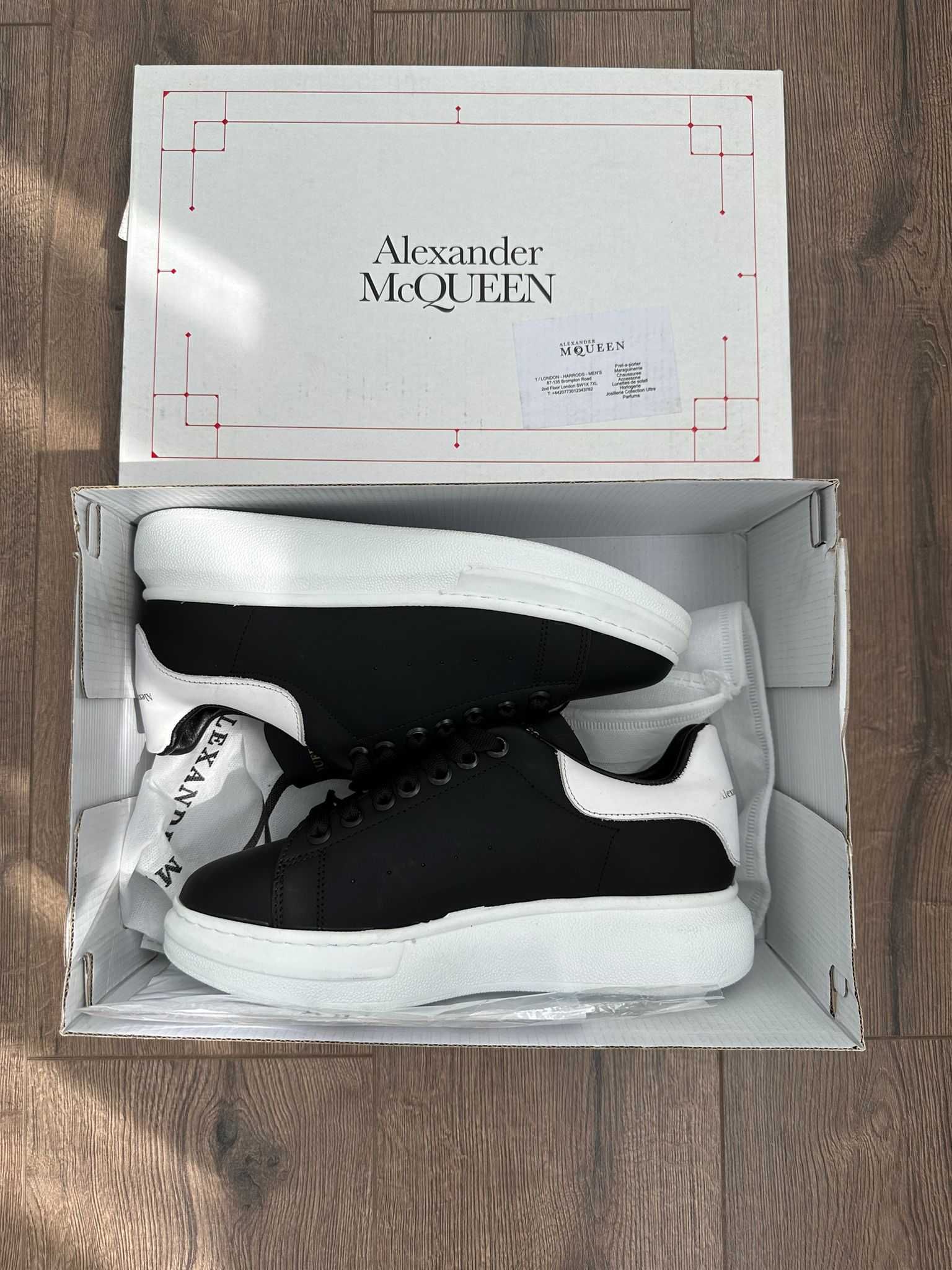 Adidasi Alexander Mc Queen l Produs NOU la Cutie din Piele Eco - NOI