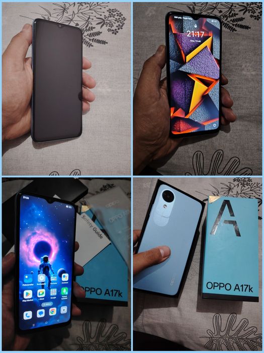 Oppo A17k holati ideal tinniq