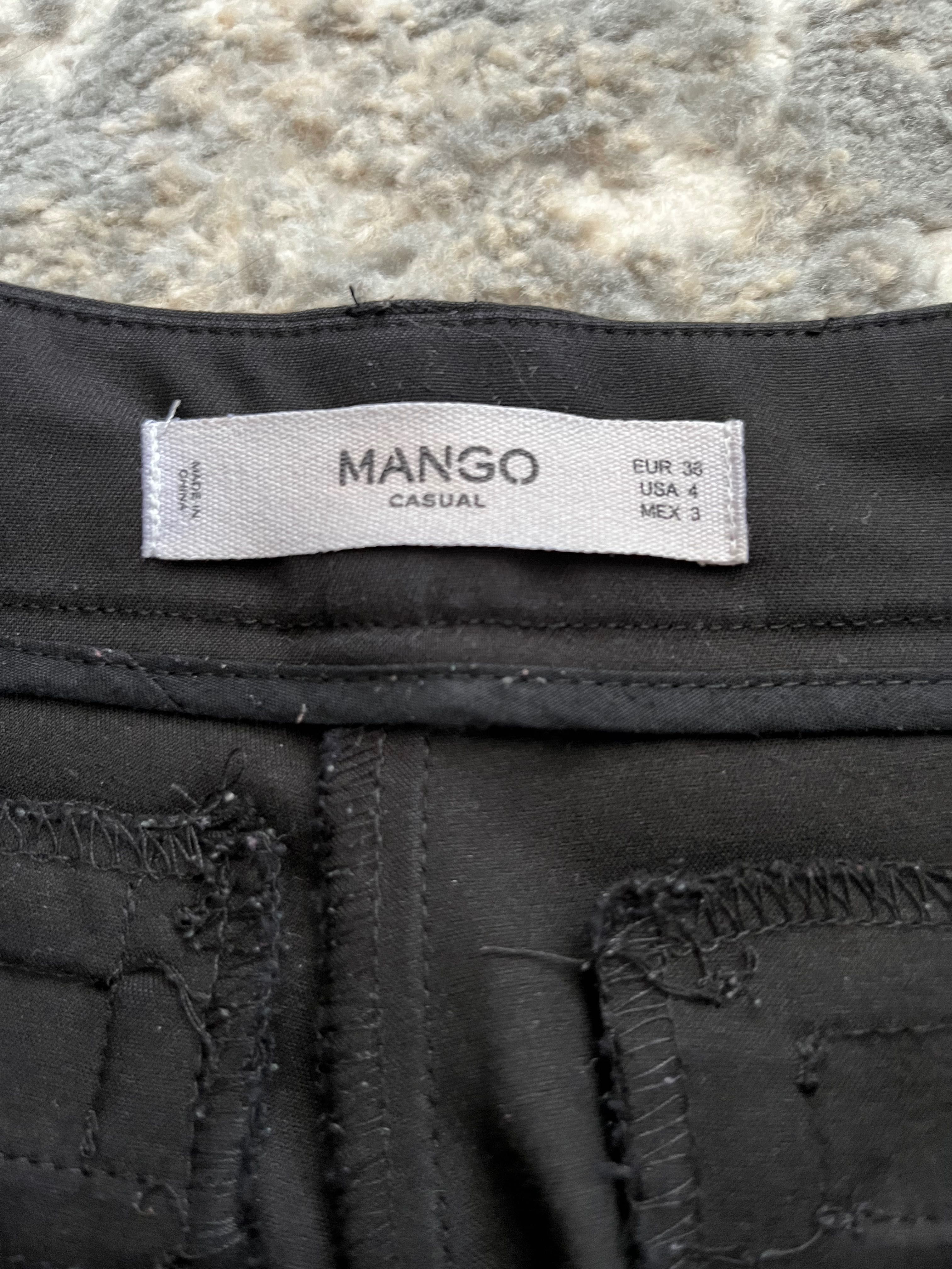 Pantaloni Mango negri