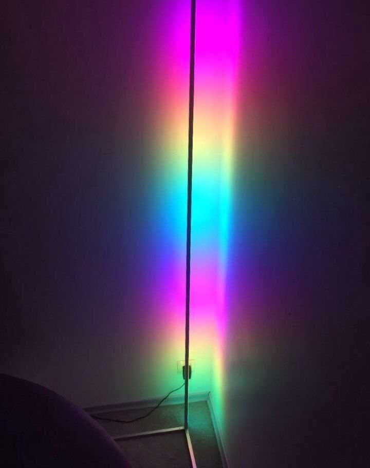 Led RGB торшер, ночник, Led лампа 140 см + пульт