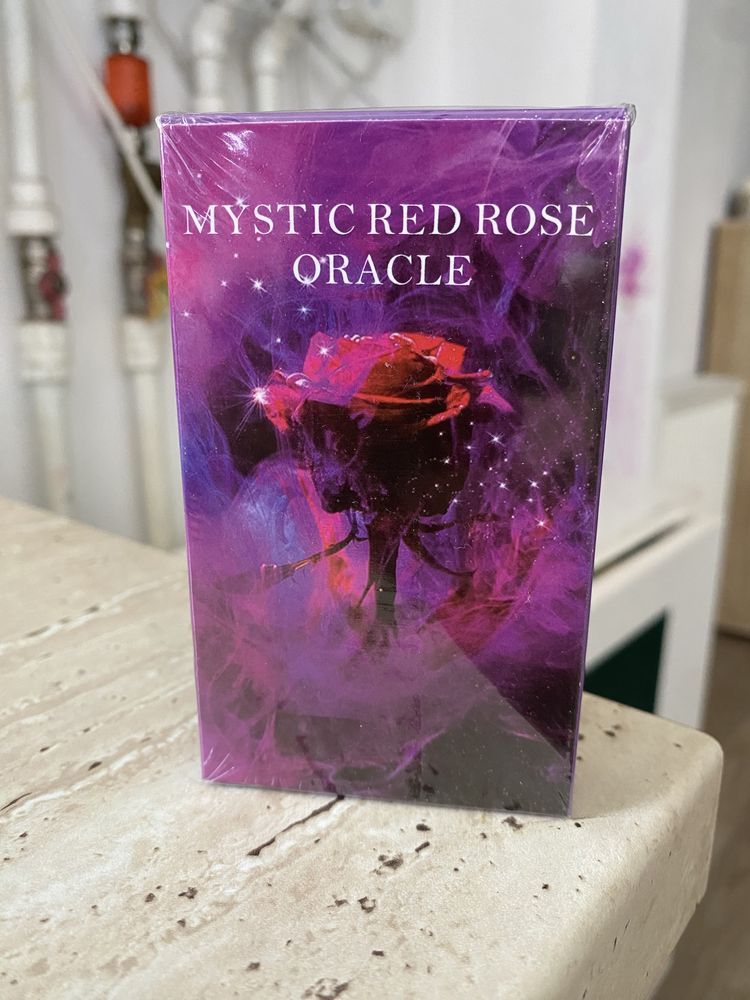 Mystic Red Rose Oracle Nou Set Tarot Oracol Sigilat
