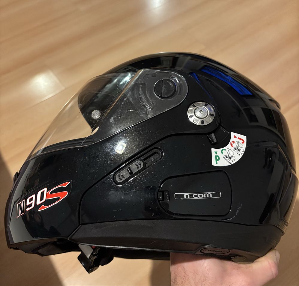 Мото екип IXS/ ботуши Dainese/ каска Nolan