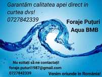 Executăm foraje puțuri in toată țara