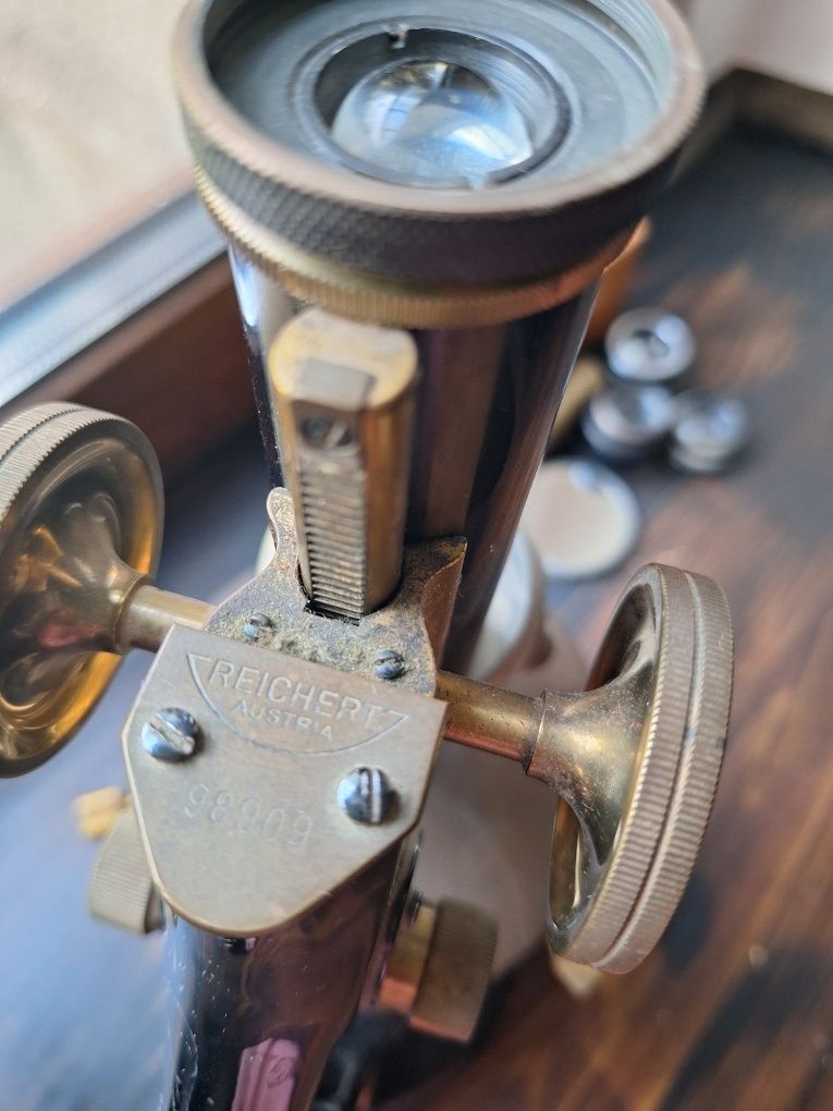 Microscop C. REICHERT anii 1920-1930