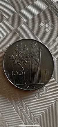 Moneda veche L 100 din 1973